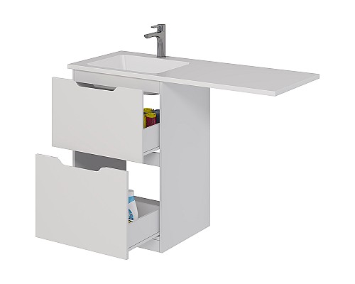 Тумба под раковину Dreja Bona 120 99.0451 Белая