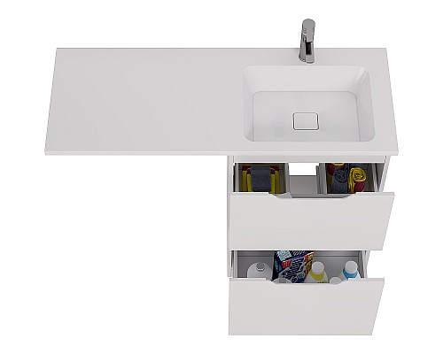 Тумба под раковину Dreja Bona 120 99.0451 Белая