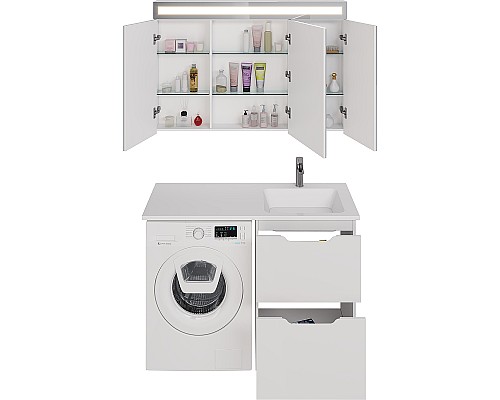 Тумба под раковину Dreja Bona 120 99.0451 Белая