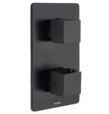 Смеситель для душа Bossini Cube с термостатом Черный матовый