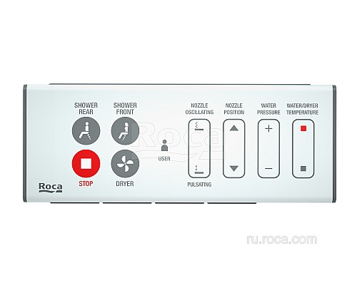 Электронная крышка-биде Roca Multiclean Premium Soft 804008001