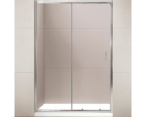 Душевая дверь BelBagno Uno 150 UNO-195-BF-1-150-C-Cr профиль Хром стекло прозрачное