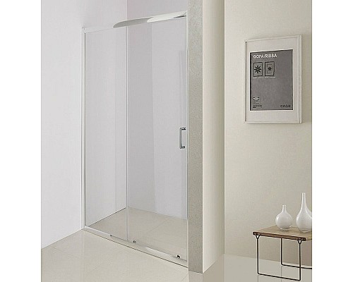 Душевая дверь BelBagno Uno 150 UNO-195-BF-1-150-C-Cr профиль Хром стекло прозрачное