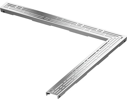 Декоративная решетка угловая TECE drainline basic 610910 Декоративная решетка угловая TECE drainline basic 610910