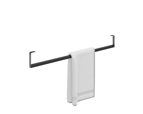 Держатель для полотенец Kerama Marazzi к раковинам LOGICA 90 с крепежом, черный матовый