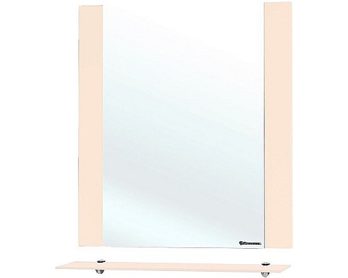 Зеркало Bellezza Рокко 80 4613713030071 с полкой Бежевое