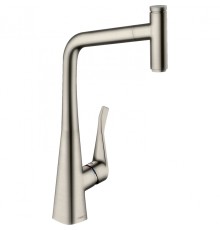 Смеситель Hansgrohe Metris Select однорычажный сталь