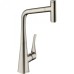 Смеситель Hansgrohe Metris Select однорычажный сталь