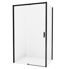 Душевое ограждение NEW TRENDY PRIME BLACK L 160x90x200 (черный)
