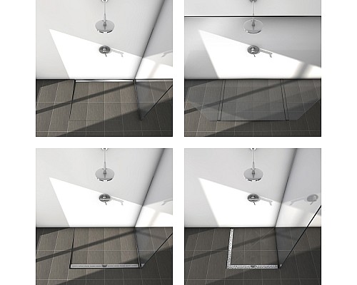 Декоративная панель угловая TECE drainline steel II угловая 611282