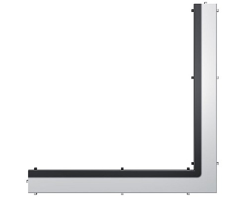 Декоративная панель угловая TECE drainline steel II угловая 611282