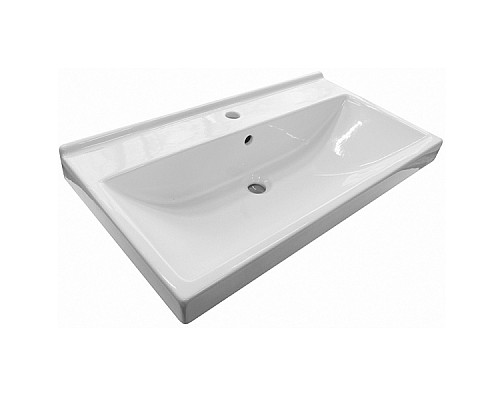 Тумба с раковиной Comforty Осло 80 00-00000836 подвесная Бетон светлый