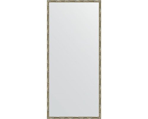 Зеркало Evoform Definite 147х67 BY 0762 в багетной раме - Серебряный бамбук 24 мм