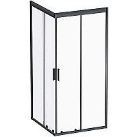 Душевой уголок AM.PM Gem 90х90 W90G-403-090BT профиль Черный матовый стекло прозрачное