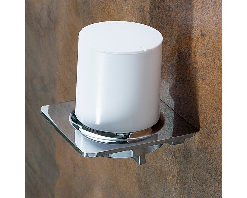 Дозатор для жидкого мыла Bemeta Organic 157109261 Хром Белый