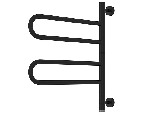 Полотенцесушитель электрический 567x535 черный матовый МЭМ Сунержа Парео 4.0-2С 31-0823-0567