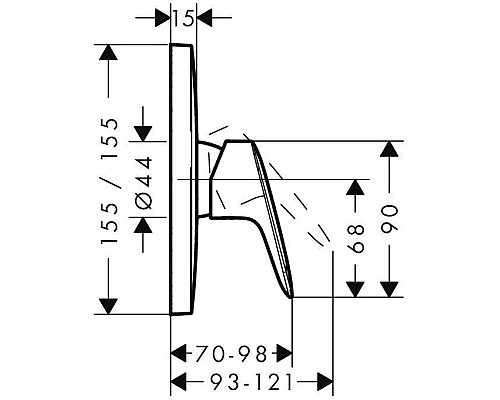 Смеситель для душа Hansgrohe Logis 71605000