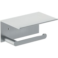 Держатель туалетной бумаги Nofer Verona 16876.S с полкой Сатин матовый