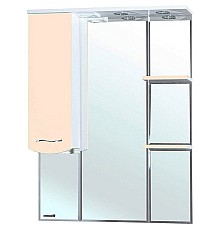 Зеркало со шкафом Bellezza Мари 75 L 4612912002223 с подсветкой Бежевое
