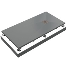 Поддон литьевой Essentia ГРАФИТ 1400x900 GOOD DOOR