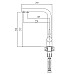Смеситель для кухни Haiba HB70304-1 Нержавеющая сталь