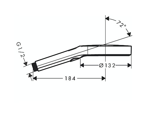 Душевая лейка Hansgrohe Rainfinity белый матовый 26865700