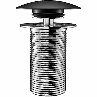 Донный клапан Creavit SF030.SYM click-clack Черный матовый