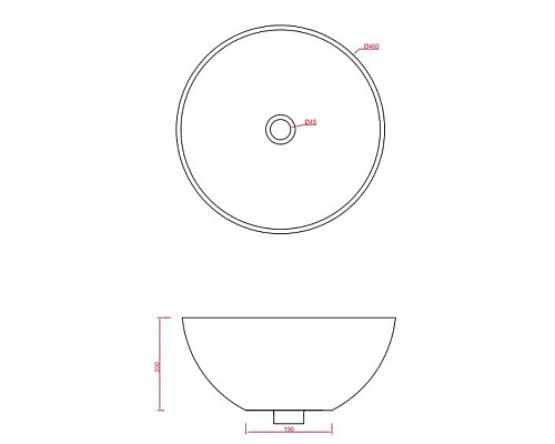 Раковина Artceram La Ciotola 46 LCL001 01 00 Белая