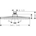 Верхний душ Hansgrohe Crometta E хром 26727000