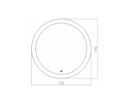 Зеркало Azario Перла 77 ФР-00000847 с подсветкой с сенсорным выключателем