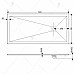 Душевой поддон из искусственного камня RGW Stone Tray ST-0167G 160x70 16152716-02 Графит