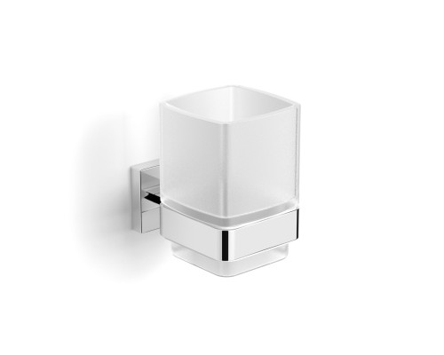 Стакан стеклянный к стене квадратный LANGBERGER 21811A