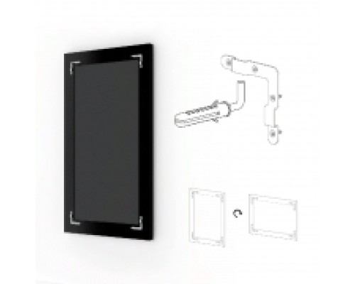 Зеркало Evoform Exclusive 167х77 Серебряный акведук