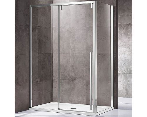 Душевой уголок Vincea Lugano 120х90 VSR-1L9012CL-1 профиль Хром стекло прозрачное