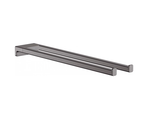 Полотенцедержатель Hansgrohe AddStoris 41770340 двойной Шлифованный черный хром