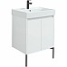 Тумба под раковину Aquanet Nova Lite 60 298847 подвесная Белая глянцевая