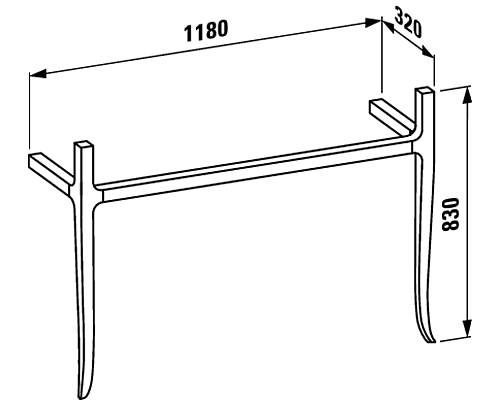 Тумба под раковину Laufen  The New Classic 4.0607.3.085.629.1
