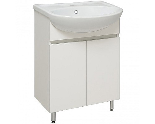 Тумба под раковину Runo Лада 60 00-00001163 Белая