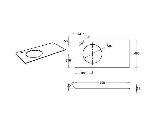 Изделие Kerama Marazzi декоративное из керамогранита Ониче 97, розовое CO2.SG567602R\97