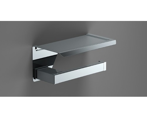 Бумагодержатель с полочкой для мобильного SONIA 173938