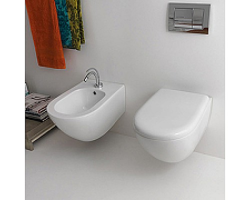 Биде Kerasan Aquatech 372401*1 подвесное Белое