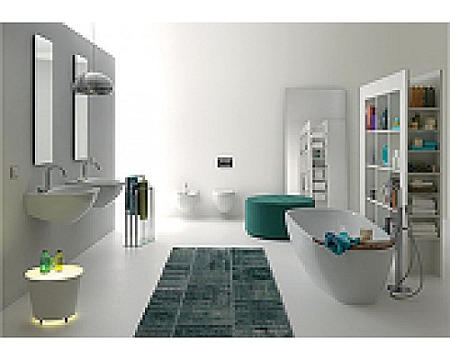 Биде Kerasan Aquatech 372401*1 подвесное Белое