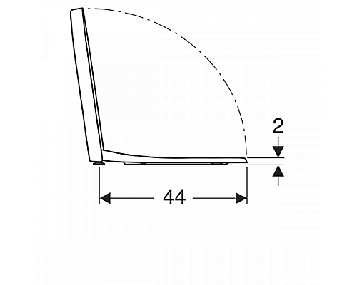 Сиденье для унитаза Geberit Icon с микролифтом