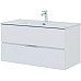 Тумба под раковину Aquanet Алвита New 100 277518 подвесная Белая матовая
