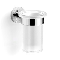 Стакан стеклянный к стене круглый LANGBERGER 11011A