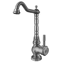 Смеситель для кухонной мойки ZORG Antic A 305K-SL