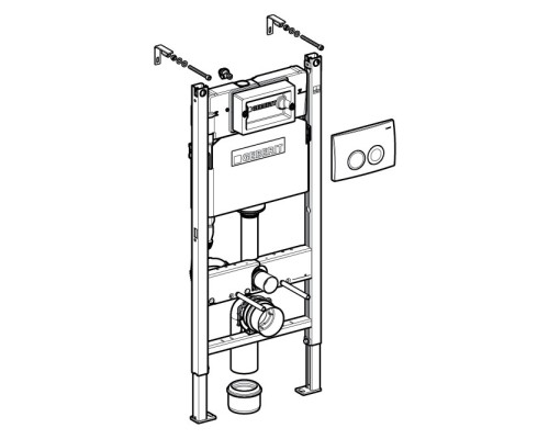 Инсталляция для унитаза Geberit Duofix 458.124.21.1
