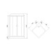 Душевая кабина Royal Bath HP 90x90 с гидромассажем