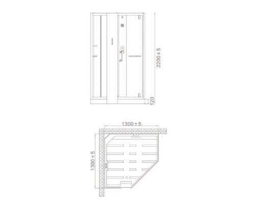 Душевая кабина Orans OLS-SR89106S, белая