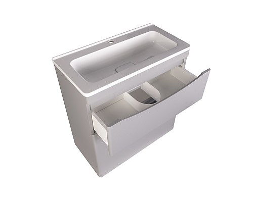 Тумба под раковину Style line Бергамо СС-00002312 напольная серая